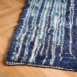 Bleu Architectonique - Custom Moroccan Rug Made