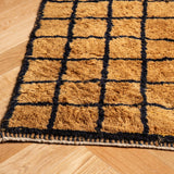 Caramel Grid  - Custom Moroccan Rug Made