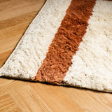 Rust Lines - Custom Moroccan Rug Made