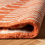 Orange Wave - Custom Moroccan Rug Made