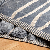 Greya Charcoal  – Custom Moroccan Rug Made