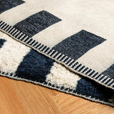 Grid & Dash - Custom Moroccan Rug Made