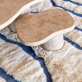 Linesblue Mrirt - Custom Moroccan Rug Made