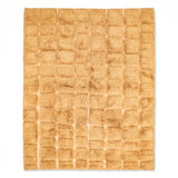 Golden Grid Luxe - Custom Moroccan Rug Made