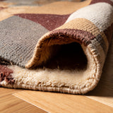 Earthy Tones Abstract  - Custom Moroccan Rug Made