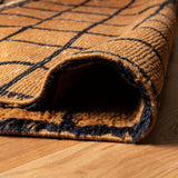 Caramel Grid  - Custom Moroccan Rug Made