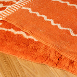 Orange Wave - Custom Moroccan Rug Made