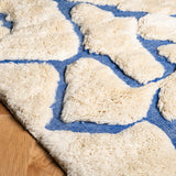 Linesblue Mrirt - Custom Moroccan Rug Made