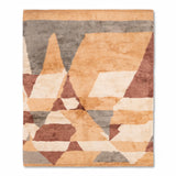 Earthy Tones Abstract  - Custom Moroccan Rug Made