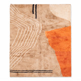 Desert Sunset Abstract  - Custom Moroccan Rug Made