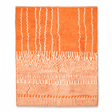 Orange Wave - Custom Moroccan Rug Made