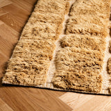 Golden Grid Luxe - Custom Moroccan Rug Made