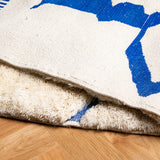 Linesblue Mrirt - Custom Moroccan Rug Made