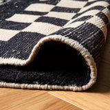 Black Checkered - Custom Moroccan Rug Made