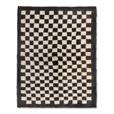 Black Checkered - Custom Moroccan Rug Made