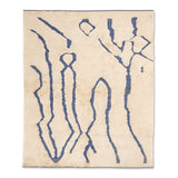 Linesblue Mrirt - Custom Moroccan Rug Made